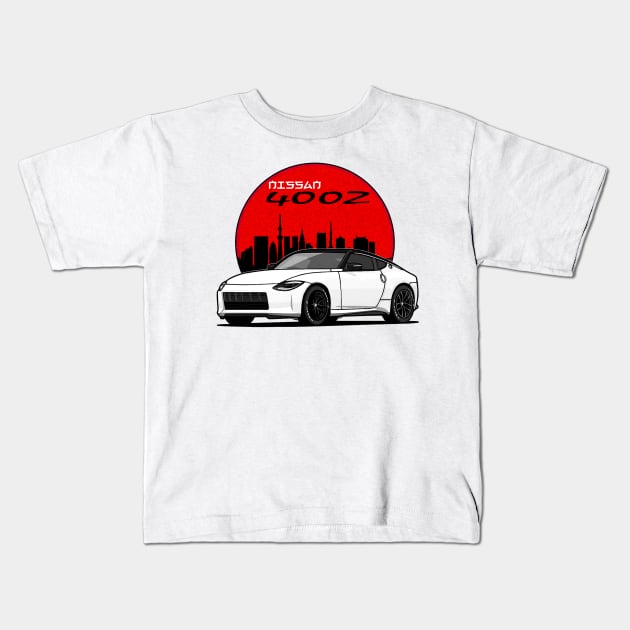 Nissan 400z, JDM Car Kids T-Shirt by T-JD